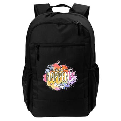 Shed Happens Is Dog Paws Is Dog Lover Is Dog Mom Is Dog Dad Backpack