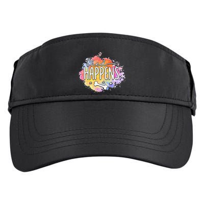Shed Happens Is Dog Paws Is Dog Lover Is Dog Mom Is Dog Dad Adult Drive Performance Visor