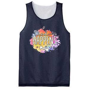 Shed Happens Is Dog Paws Is Dog Lover Is Dog Mom Is Dog Dad Mesh Reversible Basketball Jersey Tank