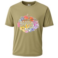 Shed Happens Is Dog Paws Is Dog Lover Is Dog Mom Is Dog Dad Cooling Performance Crew T-Shirt
