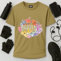 Shed Happens Is Dog Paws Is Dog Lover Is Dog Mom Is Dog Dad Cooling Performance Crew T-Shirt