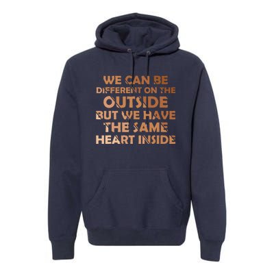 Same Heart Inside Juneteenth Black History Month Women Premium Hoodie