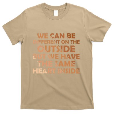 Same Heart Inside Juneteenth Black History Month Women T-Shirt