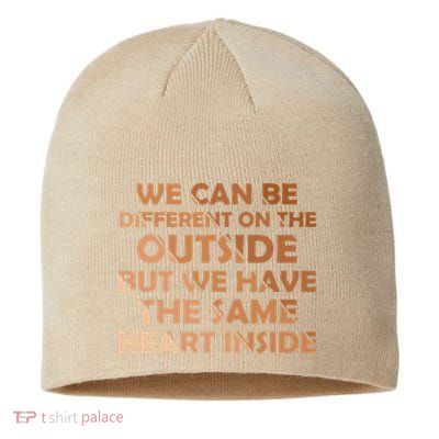 Same Heart Inside Juneteenth Black History Month Women Sustainable Beanie