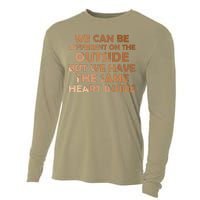 Same Heart Inside Juneteenth Black History Month Women Cooling Performance Long Sleeve Crew