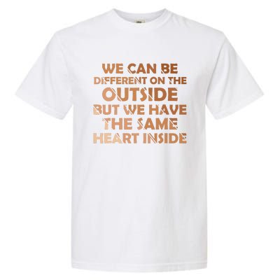 Same Heart Inside Juneteenth Black History Month Women Garment-Dyed Heavyweight T-Shirt