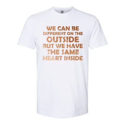 Same Heart Inside Juneteenth Black History Month Women Softstyle CVC T-Shirt