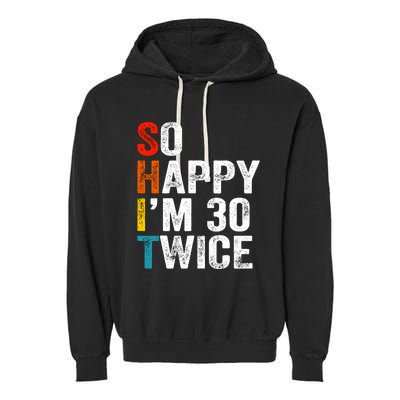 So Happy IM 30 Twice Garment-Dyed Fleece Hoodie