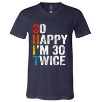 So Happy IM 30 Twice V-Neck T-Shirt