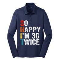 So Happy IM 30 Twice Silk Touch Performance Long Sleeve Polo