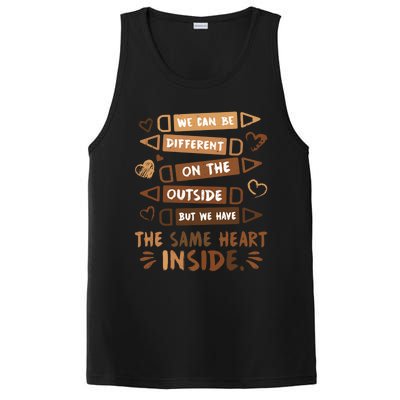 Same Heart Inside Black History Month Africa Juneteenth Gift PosiCharge Competitor Tank