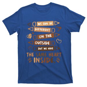 Same Heart Inside Black History Month Africa Juneteenth Gift T-Shirt