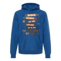 Same Heart Inside Black History Month Africa Juneteenth Gift Premium Hoodie