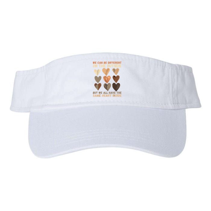 Same Heart Inside Juneteenth Black History Month Valucap Bio-Washed Visor