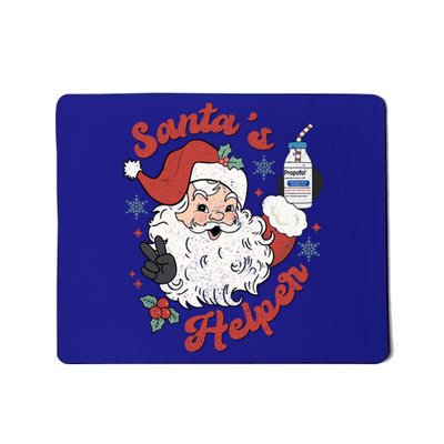 SantaS Helper Icu Crna Propofol Pharmacist Nurse Christmas Funny Gift Mousepad