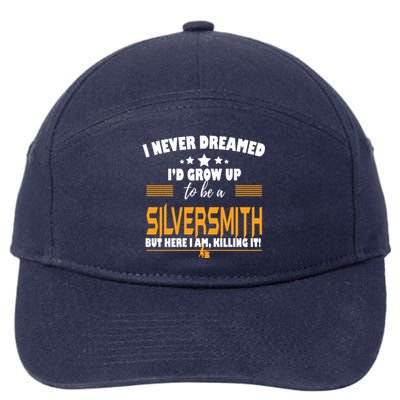 Silversmith Here I Am Killing It Great Gift 7-Panel Snapback Hat