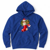 Santa Havanese In Christmas Sock Pajama Meaningful Gift Hoodie