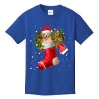 Santa Havanese In Christmas Sock Pajama Meaningful Gift Kids T-Shirt