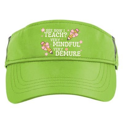 See How I Teach Very Mindful Very Demure Adult Drive Performance Visor