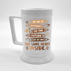 Same Heart Inside Black History Month Africa Juneteenth Meaningful Gift Beer Stein