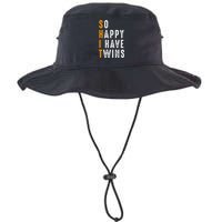 So Happy I Have Twins Design Father's Mother's Day Legacy Cool Fit Booney Bucket Hat