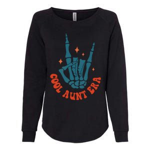 Skeleton Hand In My Cool Aunt Era Funny Halloween Family Matching Back And Front Womens California Wash Sweatshirt