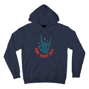 Skeleton Hand In My Cool Aunt Era Funny Halloween Family Matching Back And Front Tall Hoodie