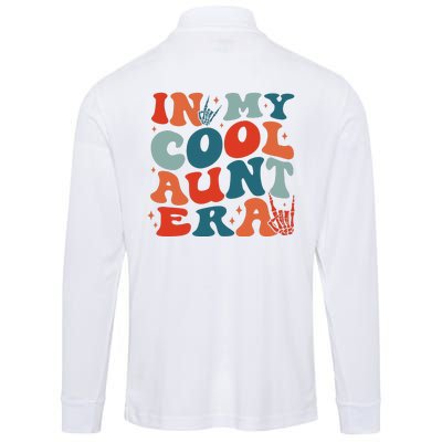 Skeleton Hand In My Cool Aunt Era Funny Halloween Family Matching Back And Front Performance Long Sleeve Polo