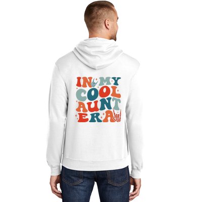 Skeleton Hand In My Cool Aunt Era Funny Halloween Family Matching Back And Front Hoodie