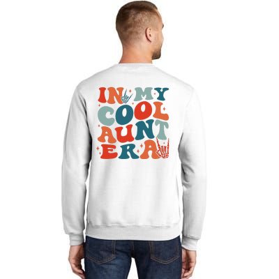 Skeleton Hand In My Cool Aunt Era Funny Halloween Family Matching Back And Front Sweatshirt