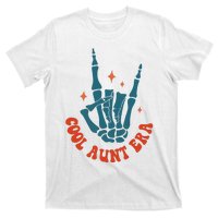 Skeleton Hand In My Cool Aunt Era Funny Halloween Family Matching Back And Front T-Shirt