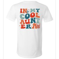 Skeleton Hand In My Cool Aunt Era Funny Halloween Family Matching Back And Front V-Neck T-Shirt