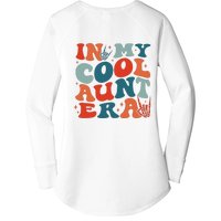 Skeleton Hand In My Cool Aunt Era Funny Halloween Family Matching Back And Front Women's Perfect Tri Tunic Long Sleeve Shirt