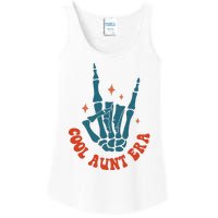 Skeleton Hand In My Cool Aunt Era Funny Halloween Family Matching Back And Front Ladies Essential Tank