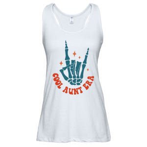 Skeleton Hand In My Cool Aunt Era Funny Halloween Family Matching Back And Front Ladies Essential Flowy Tank