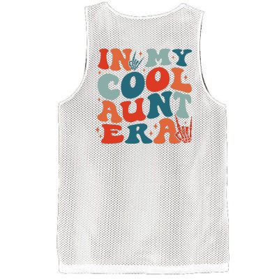 Skeleton Hand In My Cool Aunt Era Funny Halloween Family Matching Back And Front Mesh Reversible Basketball Jersey Tank