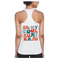 Skeleton Hand In My Cool Aunt Era Funny Halloween Family Matching Back And Front Women's Racerback Tank