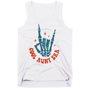 Skeleton Hand In My Cool Aunt Era Funny Halloween Family Matching Back And Front Tank Top