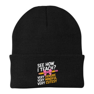 See How I Teach Teacher Appreciation Demure Mindful Cutesy Beanie