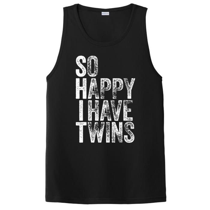 So Happy I Have Twins Father's Mother's Day PosiCharge Competitor Tank