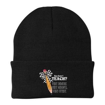 See How I Teach Very Demure Very Mindful Very Cutesy Teacher Beanie