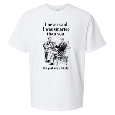 S.H.E.R.L.O.C.K H.O.L.M.E.S I Never Said I Was Smarter Sueded Cloud Jersey T-Shirt