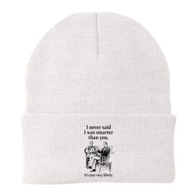 S.H.E.R.L.O.C.K H.O.L.M.E.S I Never Said I Was Smarter Knit Cap Winter Beanie