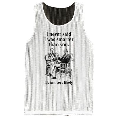 S.H.E.R.L.O.C.K H.O.L.M.E.S I Never Said I Was Smarter Mesh Reversible Basketball Jersey Tank