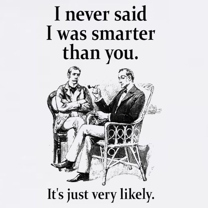 S.H.E.R.L.O.C.K H.O.L.M.E.S I Never Said I Was Smarter Mousepad