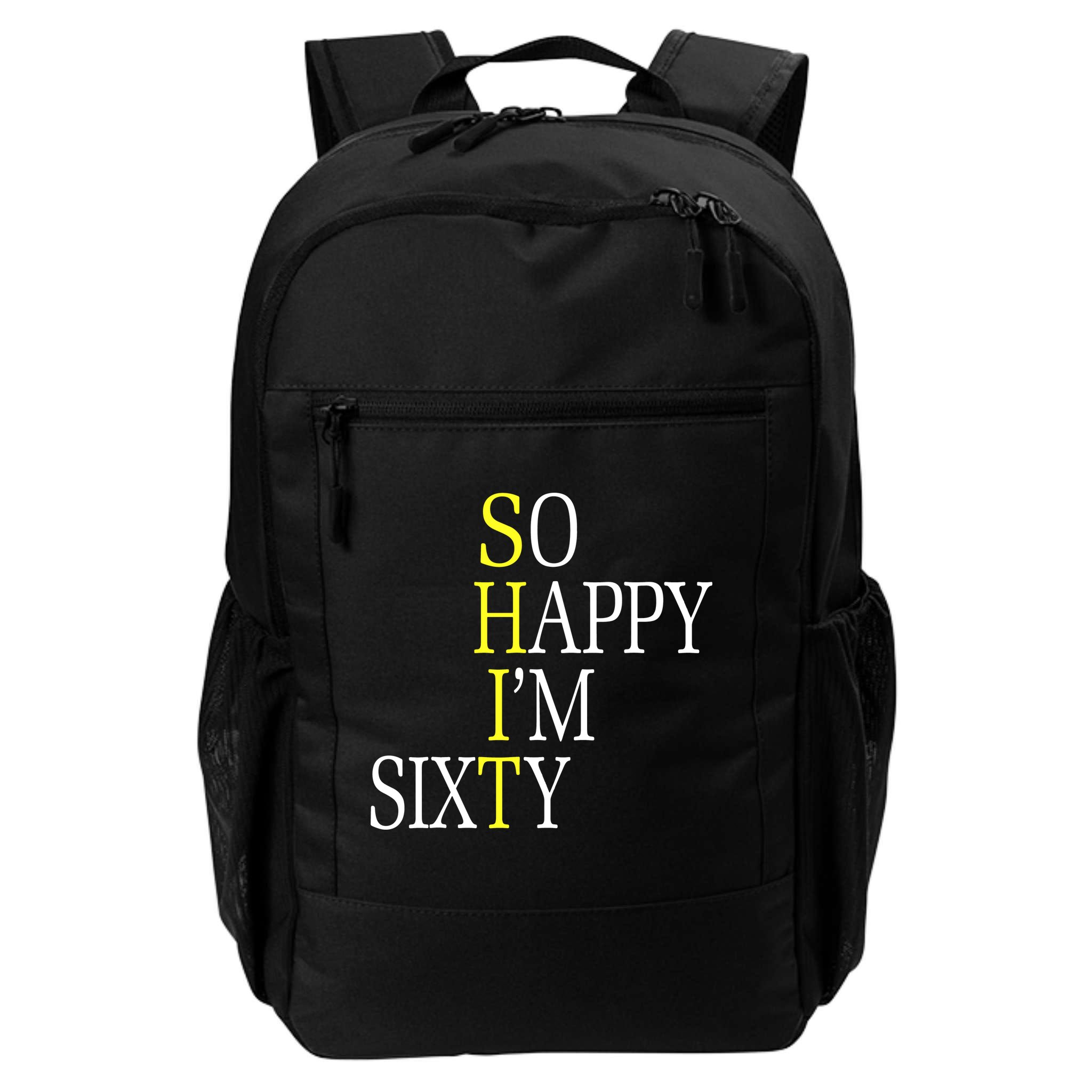 So Happy I'm Sixty 1960 Funny 60th Birthday Gift Backpack