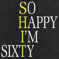 So Happy I'm Sixty 1960 Funny 60th Birthday Gift Hat