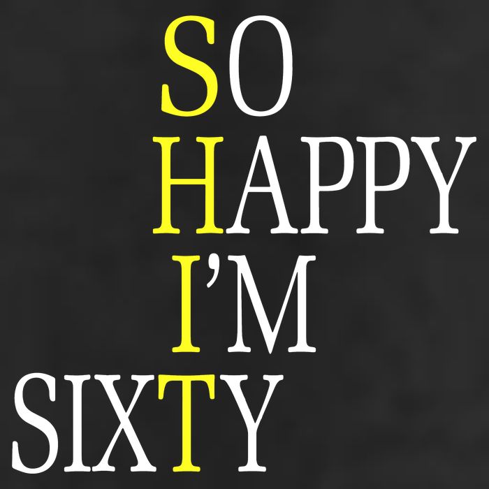 So Happy I'm Sixty 1960 Funny 60th Birthday Gift Hat