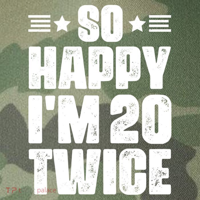 So Happy Im 20 Twice Funny 40th Birthday Legacy Tie Dye Trucker Hat