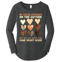 Same Heart Inside Juneteenth Black History Month Women's Perfect Tri Tunic Long Sleeve Shirt